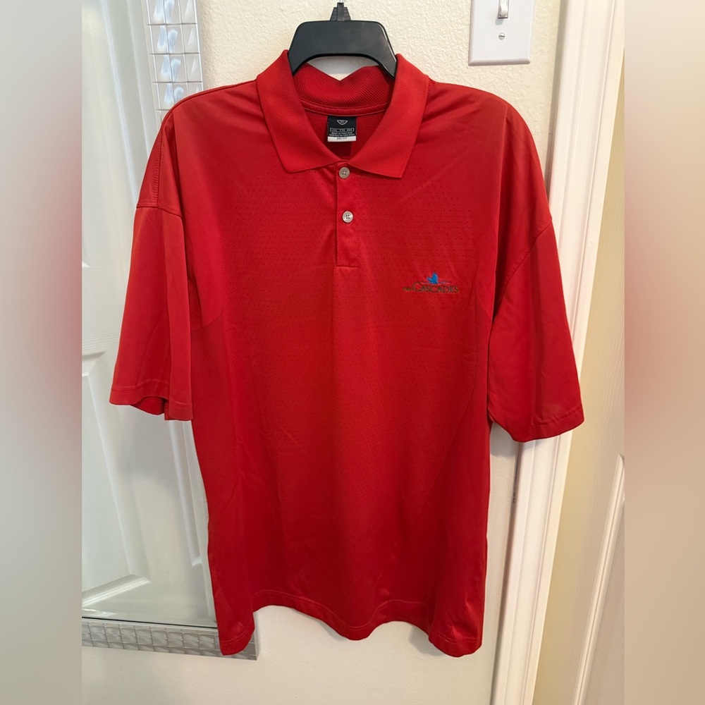 Nike Golf Dri-FIT Red Men's Polo Shirt - XL
